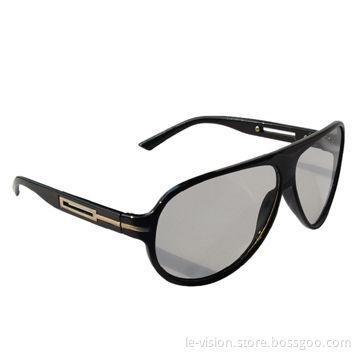 Polarized Sunglasses for Passive 3D Cinema Projector and Silver Screen
